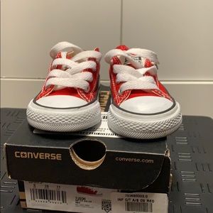 Toddler red converse